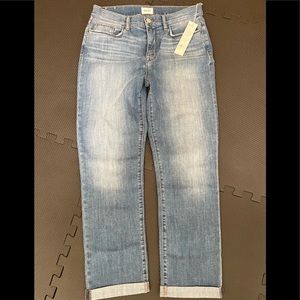 Hudson Blair High Rise Straight Crop Jeans